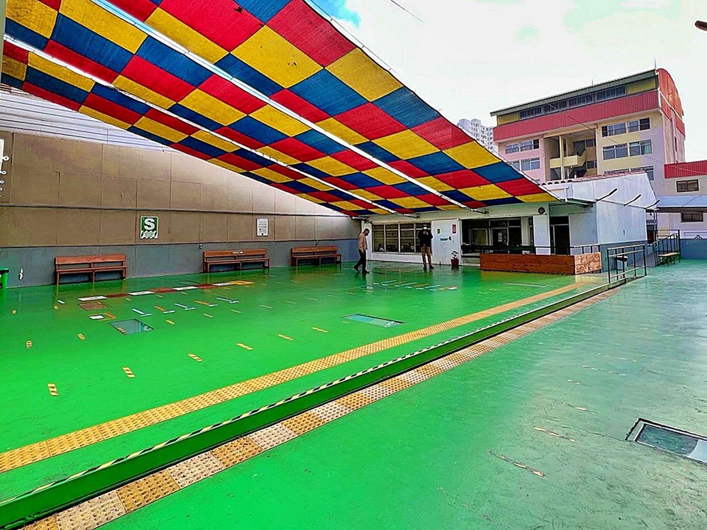 Patio elevado